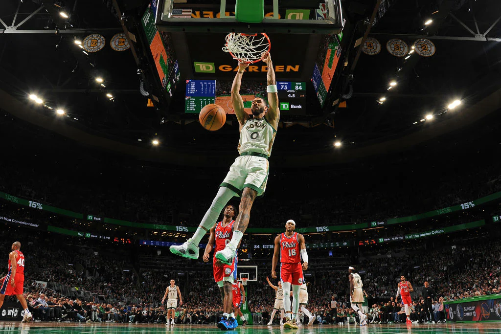 凯尔特人连胜,塔图姆定点落地砍下高效24分 凯尔特人连胜,塔图姆定点落地砍下高效24分